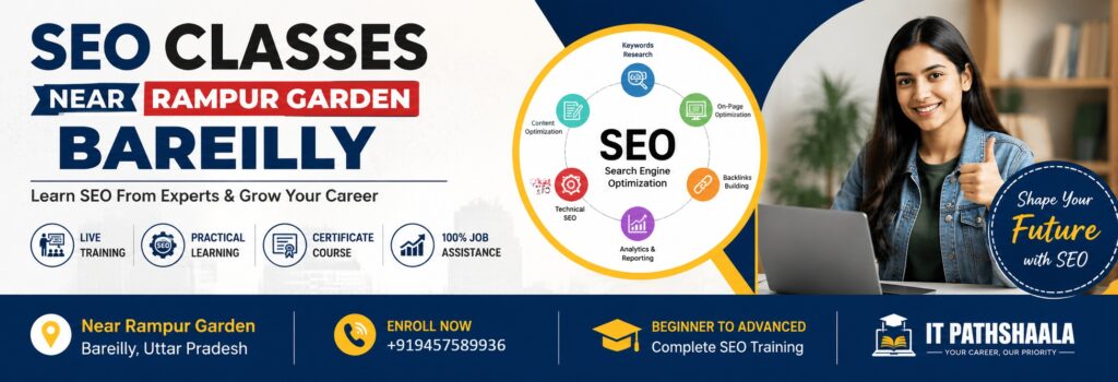 SEO classes near rampur garden bareilly